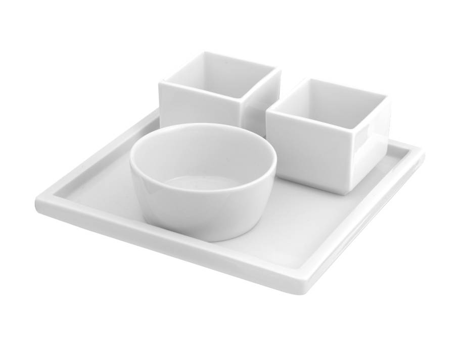 Dipschalen Set Cosmopolitan weiß