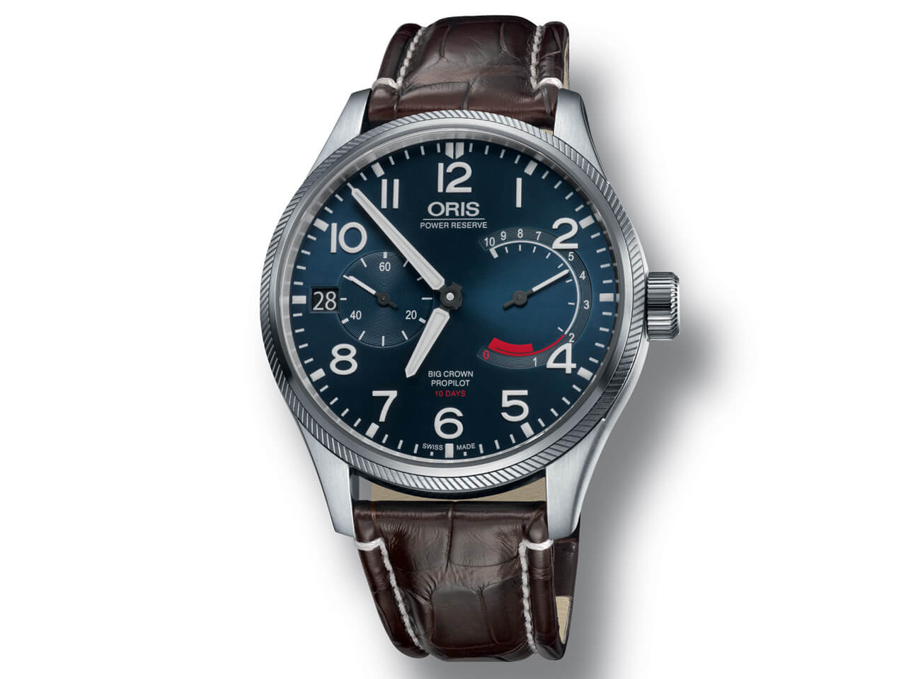 Oris Big Crown Pro Pilot Calibre 111 blau mit schwarzem Textilband