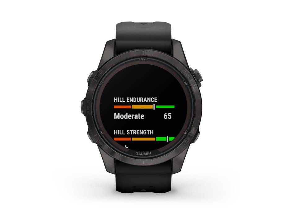 fenix 7S Pro Sapphire Solar Titan carbongrau beschichtet Kautschukband schwarz