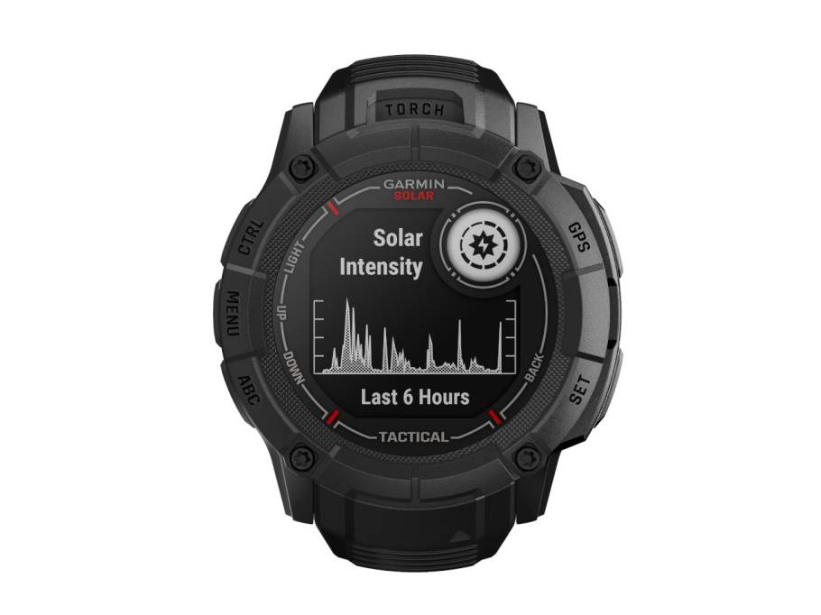  Instinct 2X Solar Tactical faserverstärktes Polymer schwarz 50 mm Kautschukband schwarz
