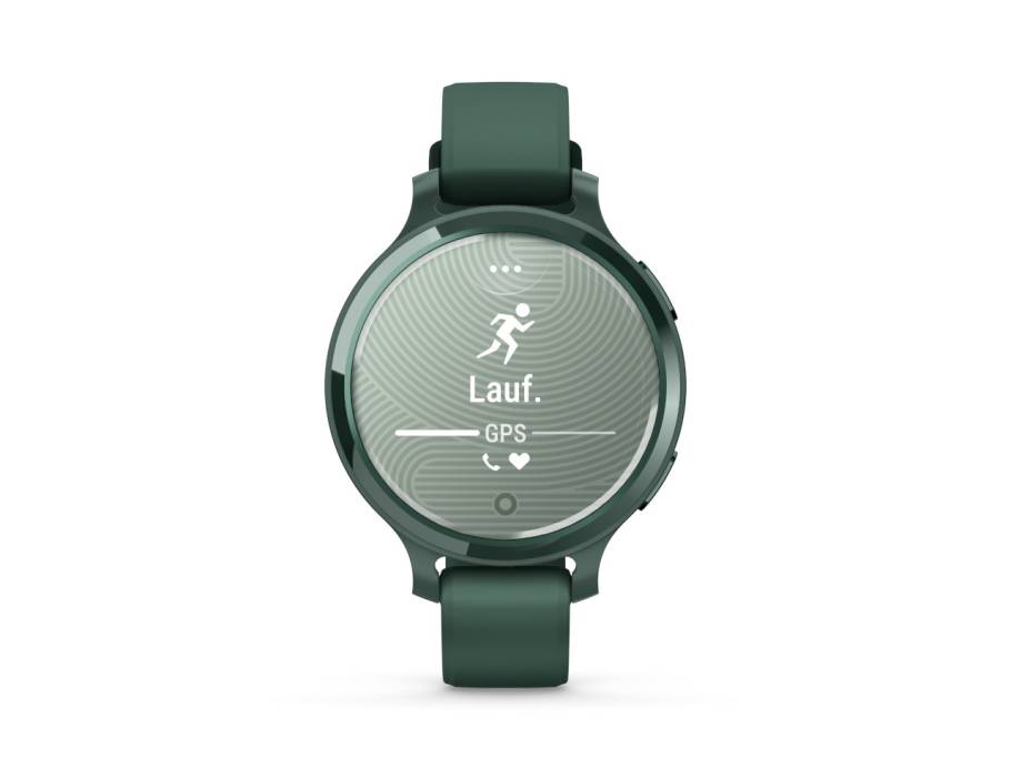 Lily 2 Active Smartwatch Aluminium eloxiert Jaspisgrün 38mm jaspisgrünes Kautschukband