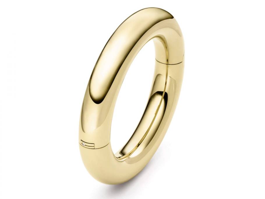 Rotonde Armreif Gelbgold 14mm