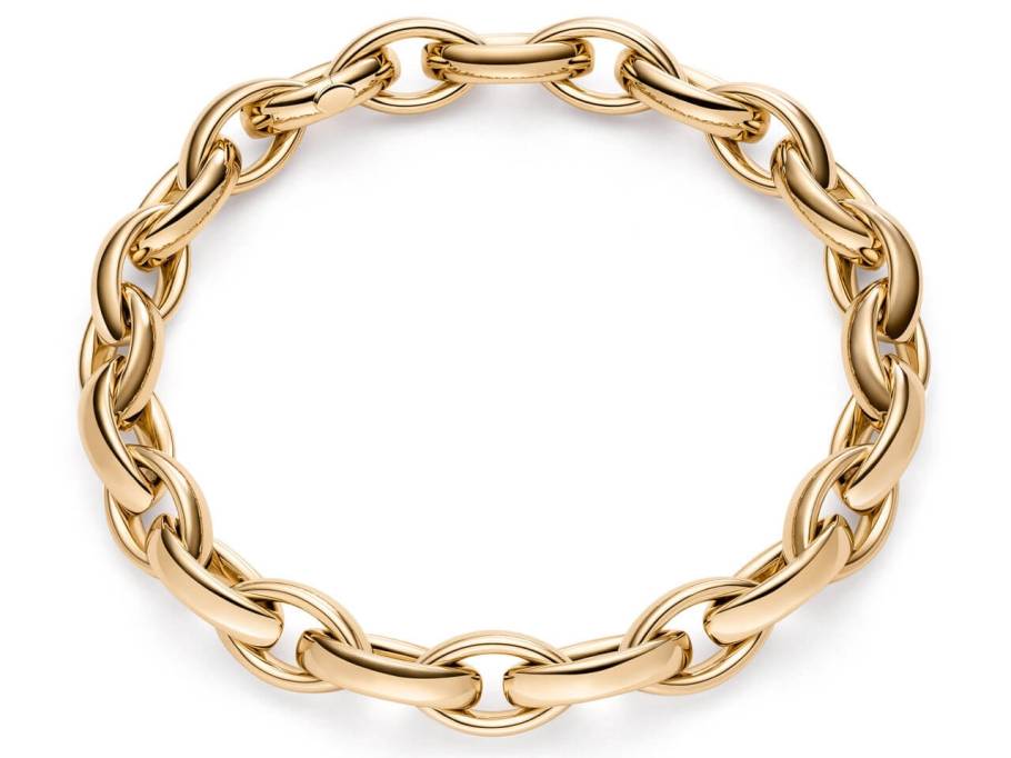Navette Collier 19 Roségold