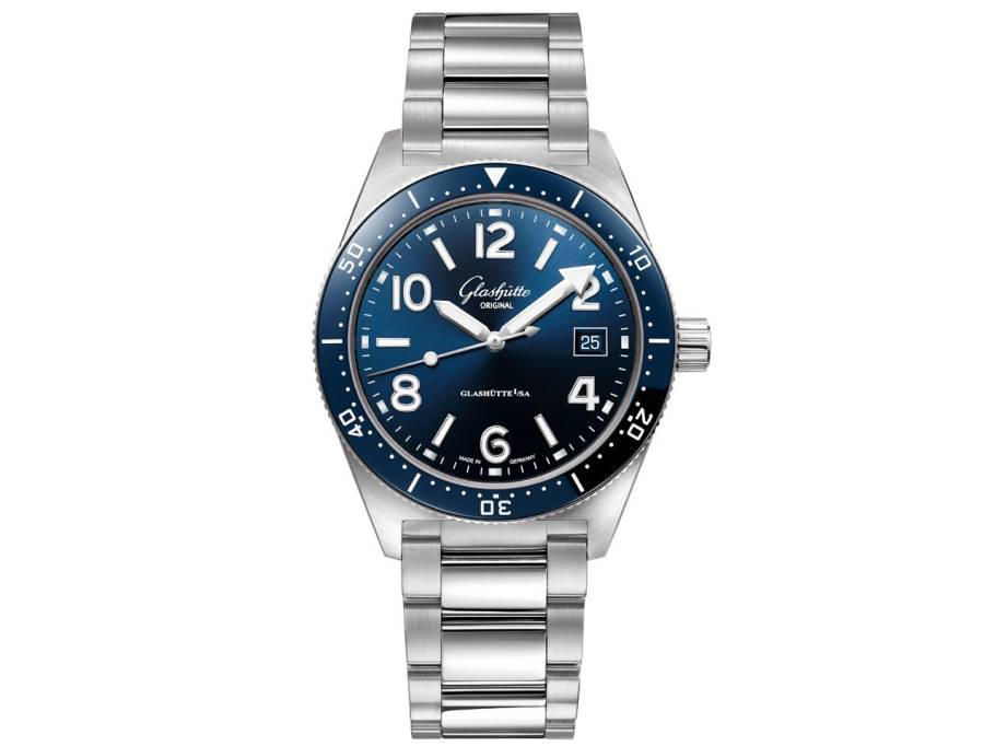 SeaQ Edelstahl blau Edelstahlband