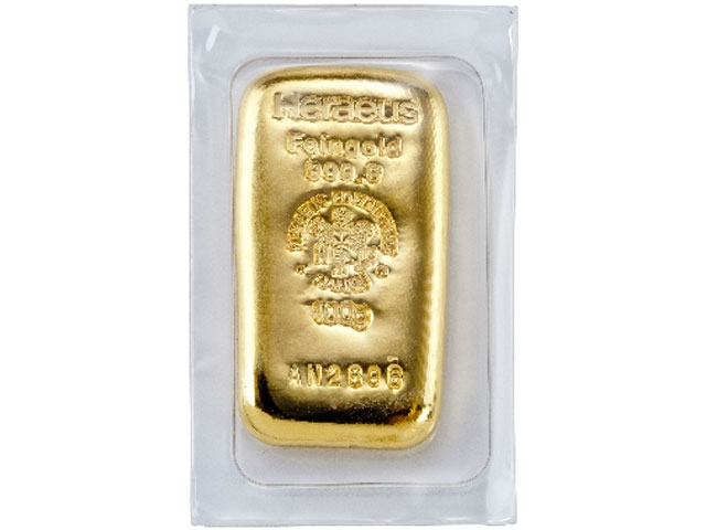 Goldbarren 100 Gramm