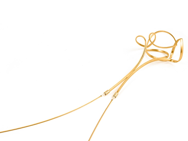 Collier Silber goldplattiert
