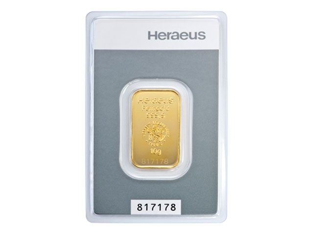 Goldbarren  10 Gramm