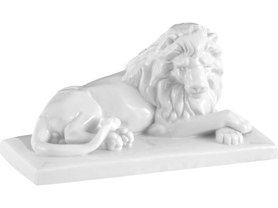 Figur Löwe weiß