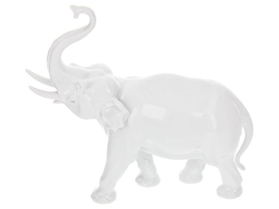 Figur Elefant weiß