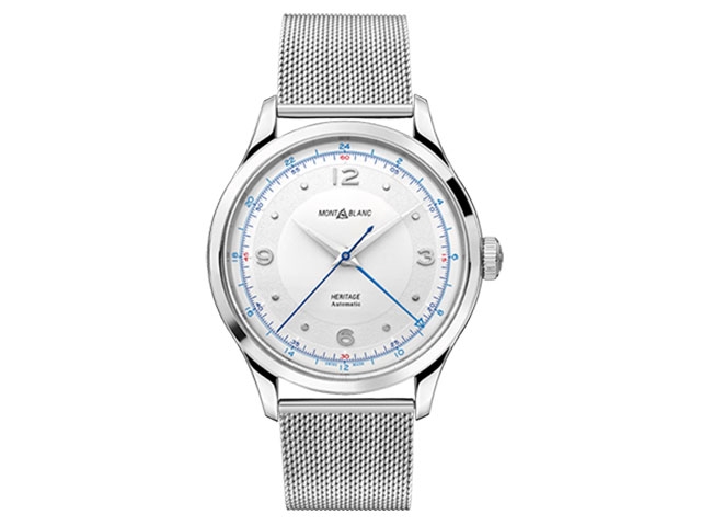 Heritage Automatic  GMT 40 mm Edelstahl silber Edelstahlband
