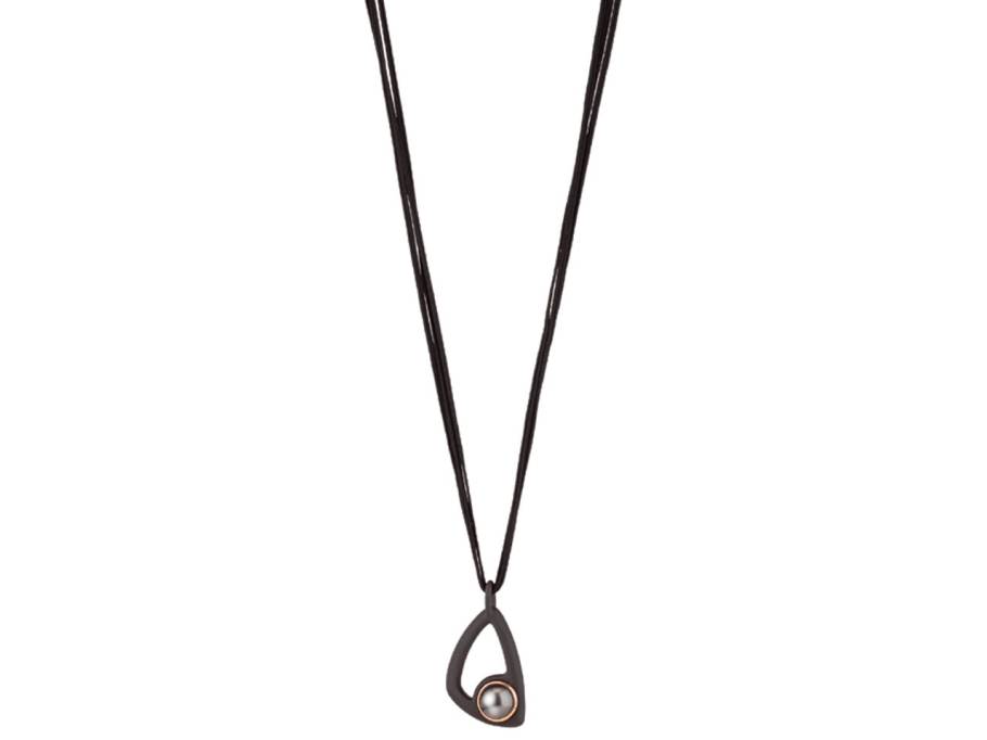 Stars in Heaven Collier Edelstahl und Rosegold mit Tahitiperle