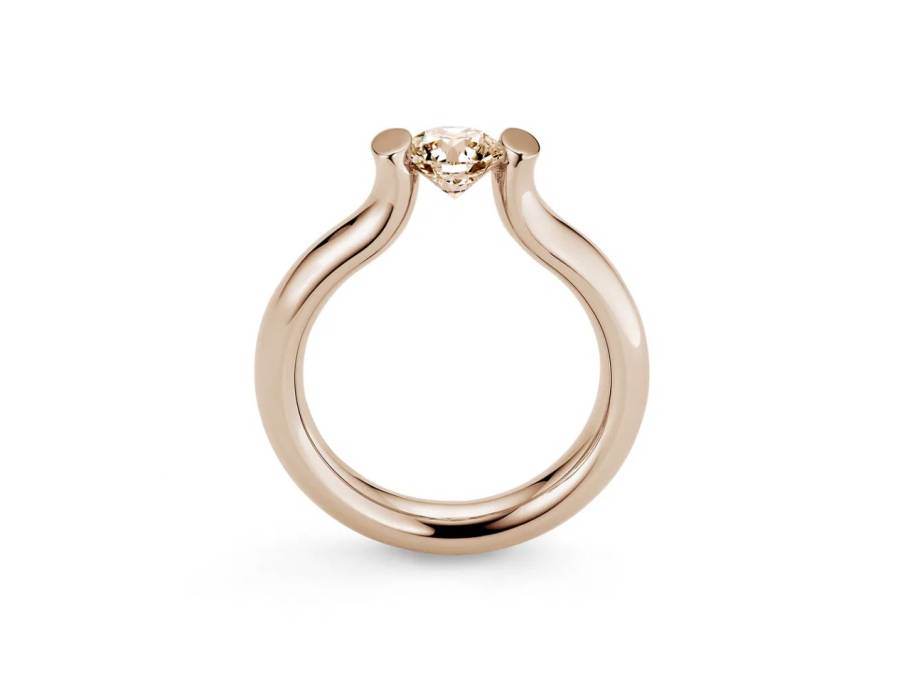 Spannring Heaven Rosewood 3,5mm mit Brillanten 0,530ct