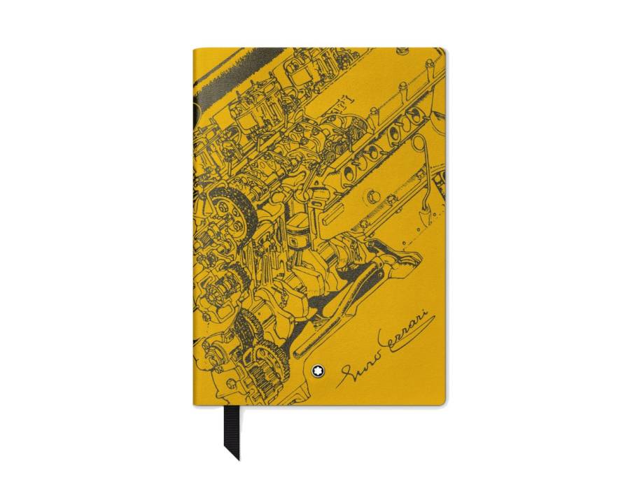              Great Characters Enzo Ferrari Special Edition Giallo Modena  Notizbuch gelb