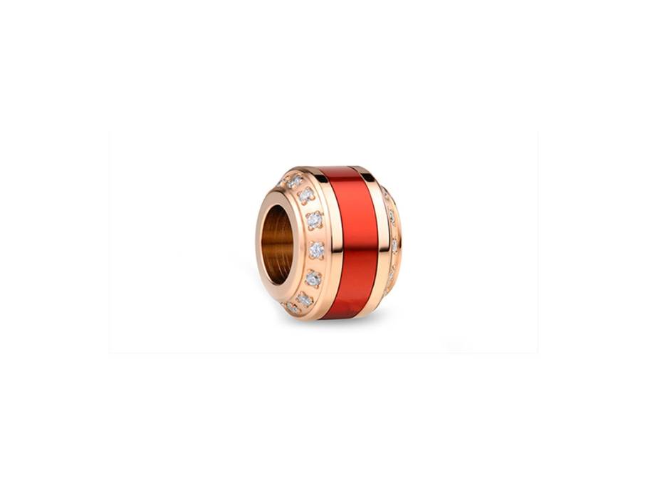Arctic Symphony Anhänger Edelstahl rosegold rot Joy-2 