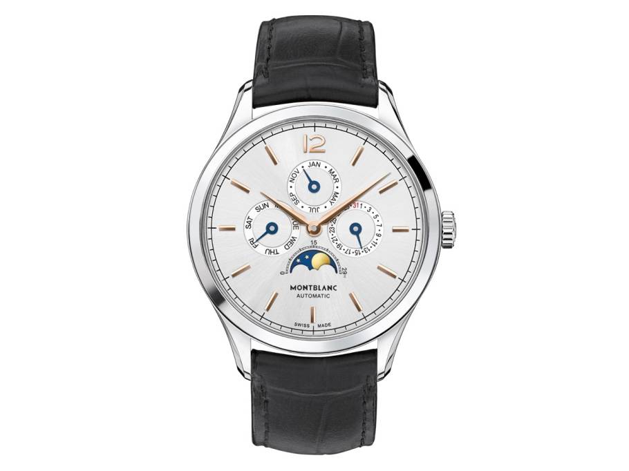 Heritage Chronometrie  Quantieme Calendar Edelstahl