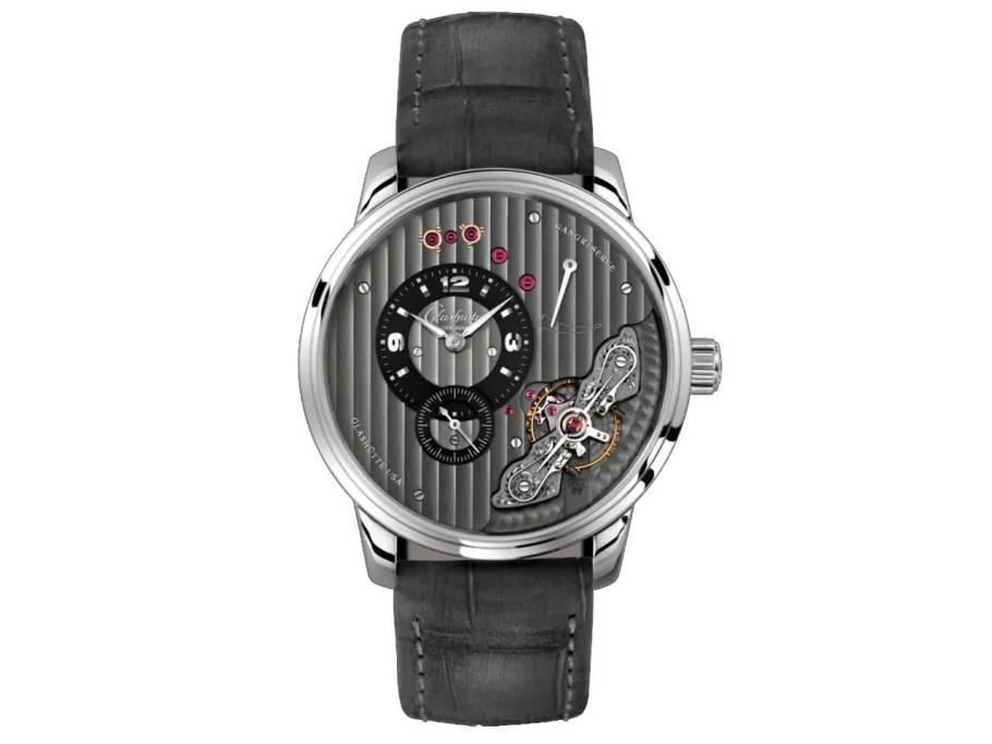 PanoInverse XL Reserve Herrenuhr Edelstahl