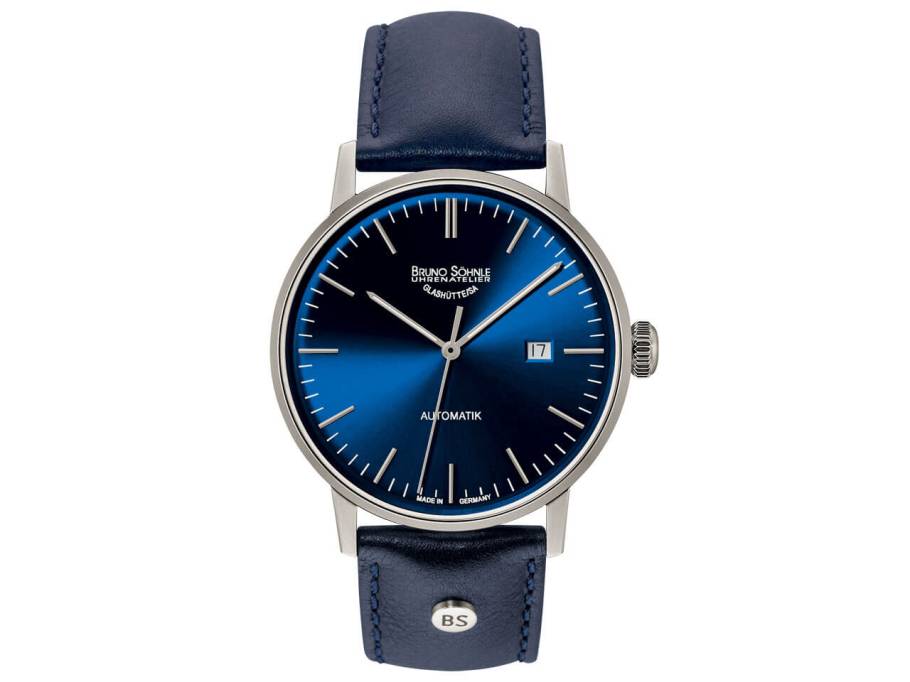 Stuttgart BIG Automatik blau Index Lederband blau
