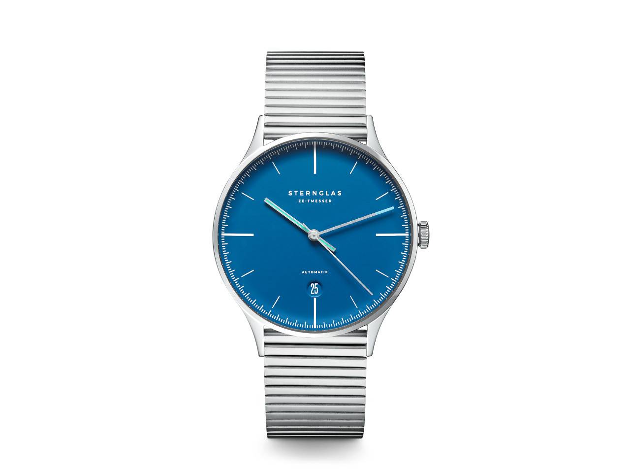 Sternglas Asthet Edition Lumare Automatik Edelstahl blau