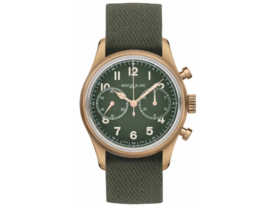 1858 Automatic Chronograph Bronze Limited Edition Khaki green