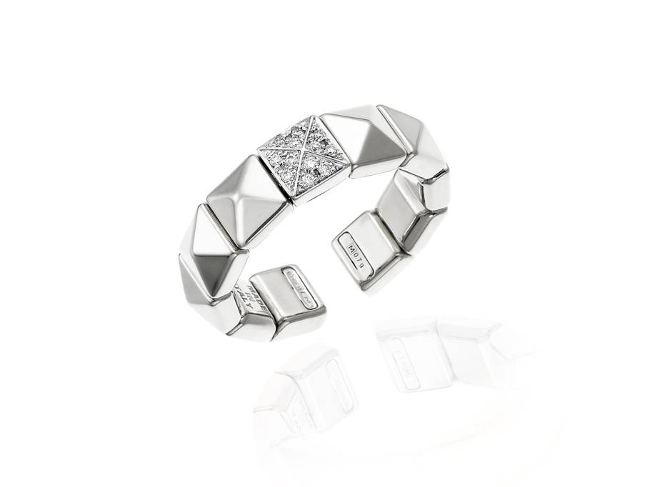  Armillas Pyramis Ring Weißgold mit Brillanten 0,060ct