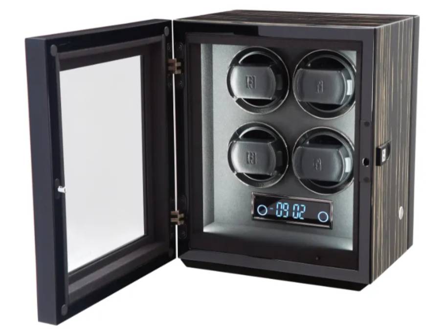 Gentlemen  4 Uhrenbeweger Black Shadow Fingerprint