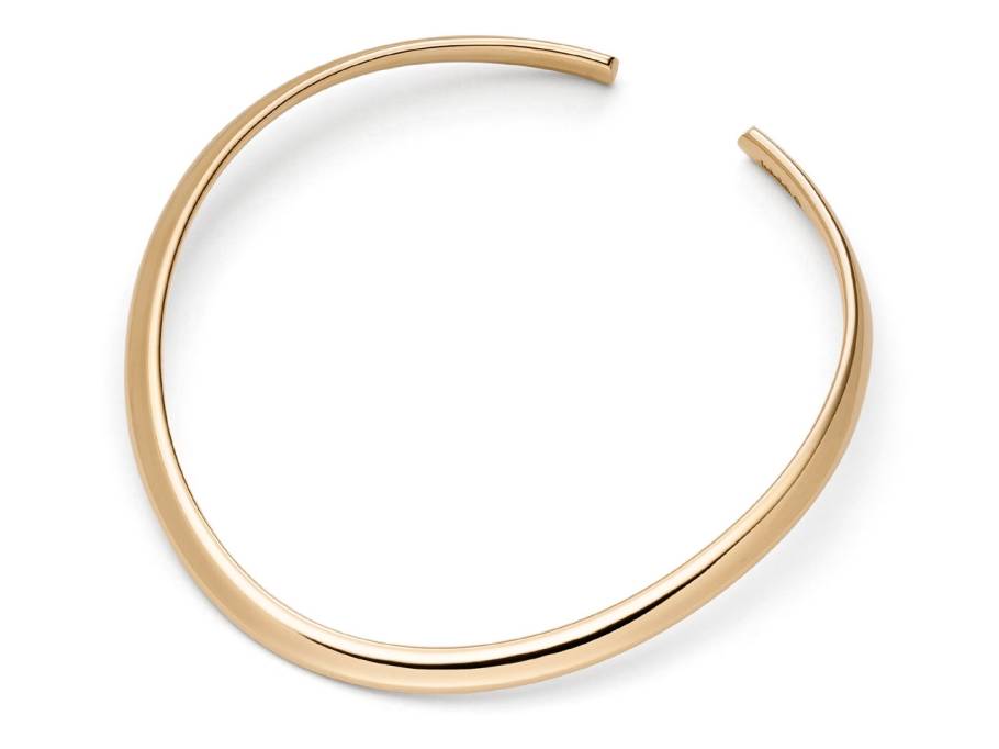 Flix.Flex Halsreif oval Roségold 9mm
