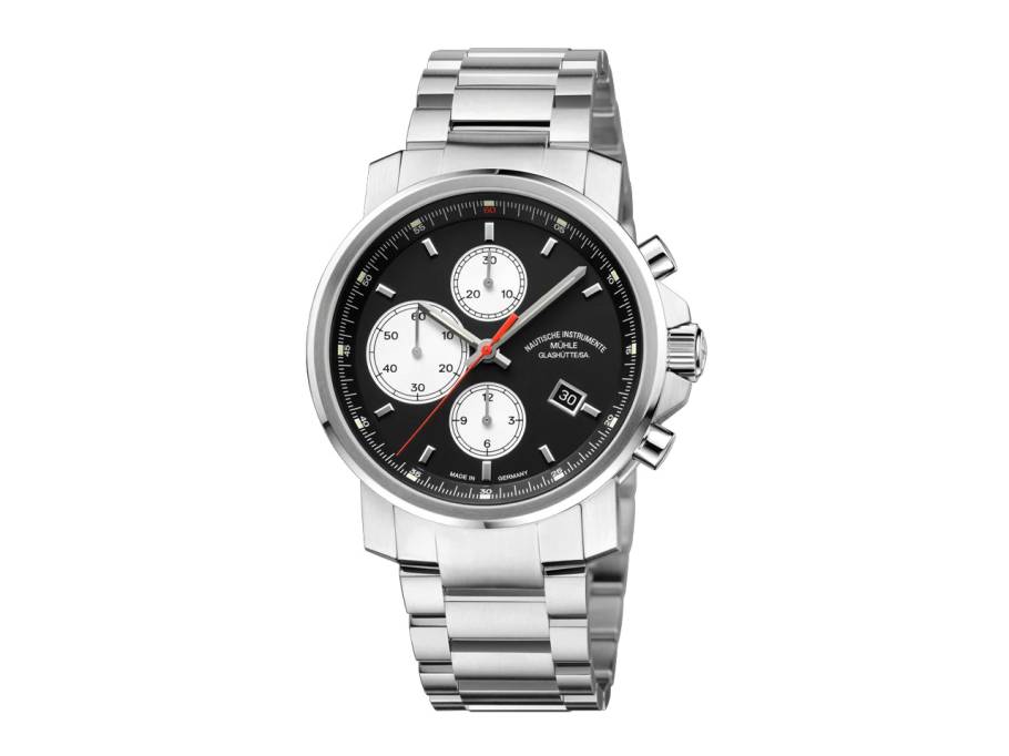 29er Chronograph Automatik Edelstahl 42,4mm schwarzes Zifferblatt Metallband