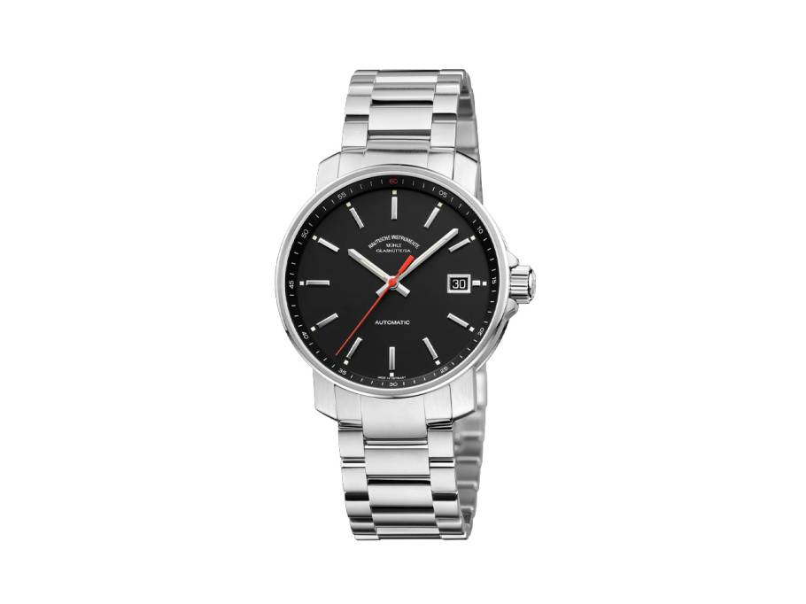 29er Automatik Edelstahl 36mm schwarzes Zifferblatt Metallband