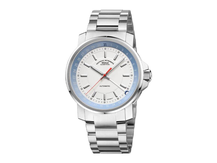 29er Big Zeigerdatum Automatik Edelstahl 42,4mm weißes Zifferblatt Metallband