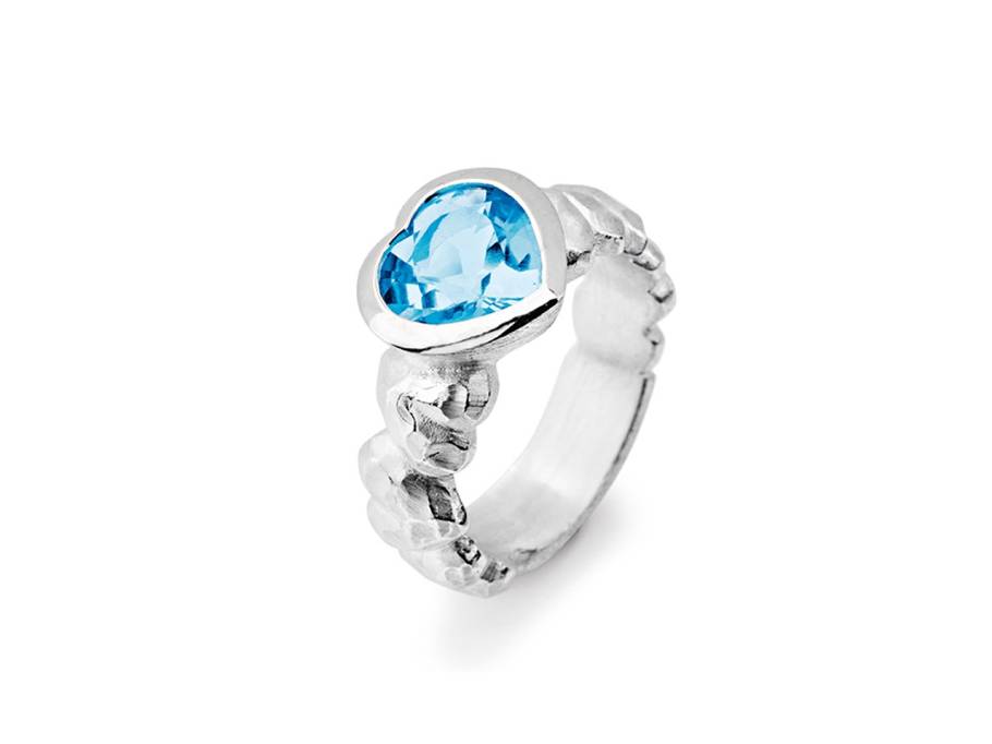 Heartbreaker großer Ring mit Topas