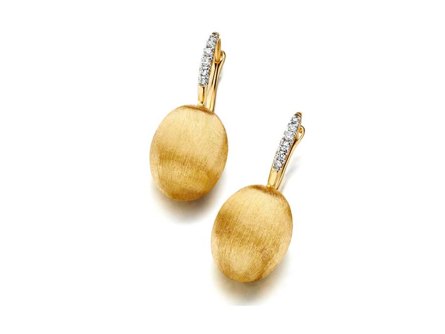 Dancing in the Rain Elite Ohrhänger Gelbgold 0,07 ct