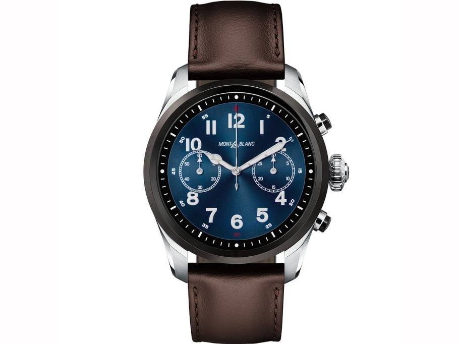 Summit 2 Smartwatch Bi-color braunes Lederband