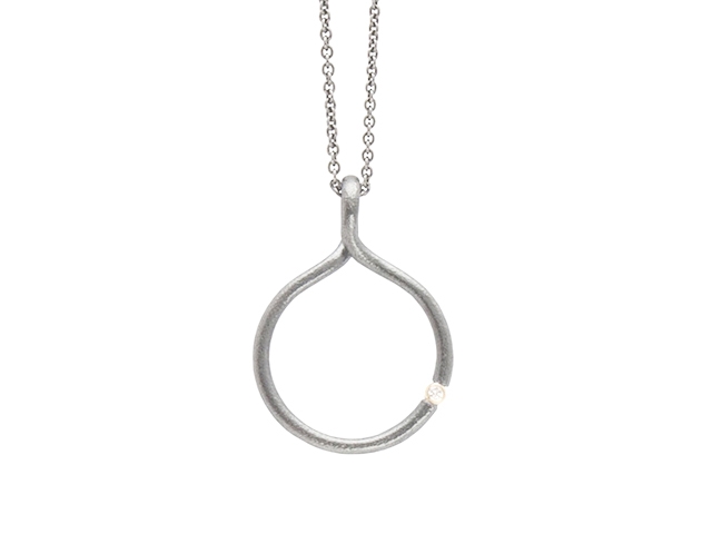 Traumfänger Anhänger Medium Silber