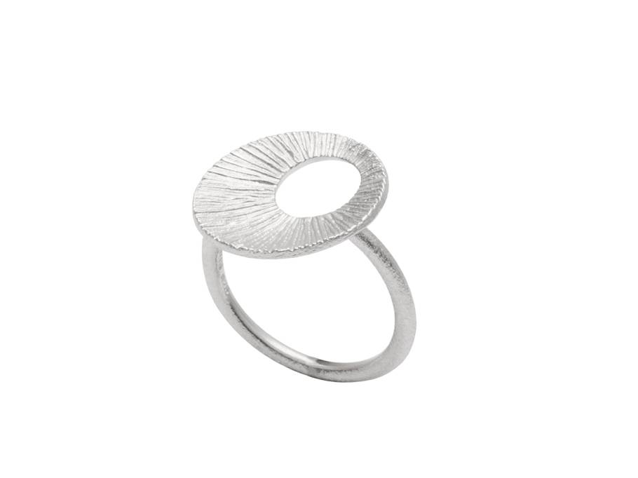 Traumfänger Ring Medium Silber