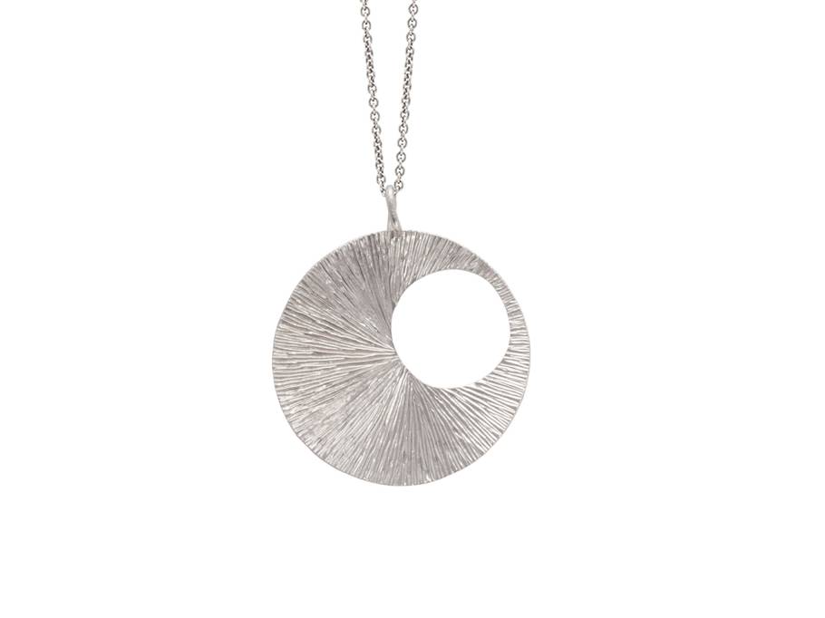 Traumfänger Anhänger Medium  Silber 