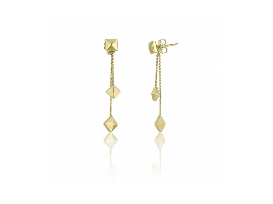 Armillas Pyramis Ohrschmuck Gelbgold