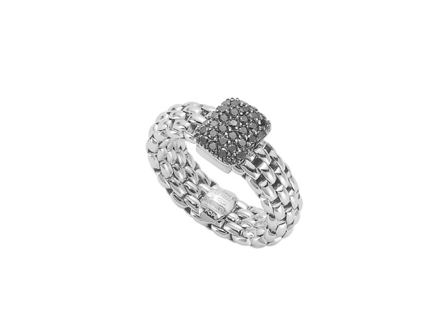 Vendôme Flex'It Men Ring Weißgold M Brillanten schwarz 0,470ct flexibel