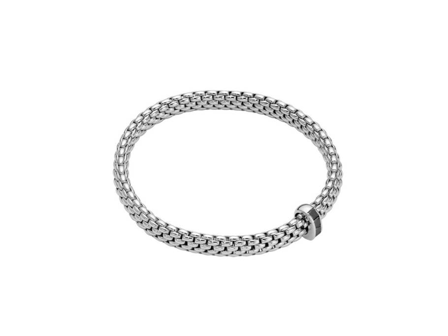  Vendôme Felx'It Men Armband Weißgold M mit schwarzen Diamanten 0,560ct flexibel