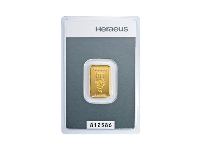 Goldbarren   5 Gramm