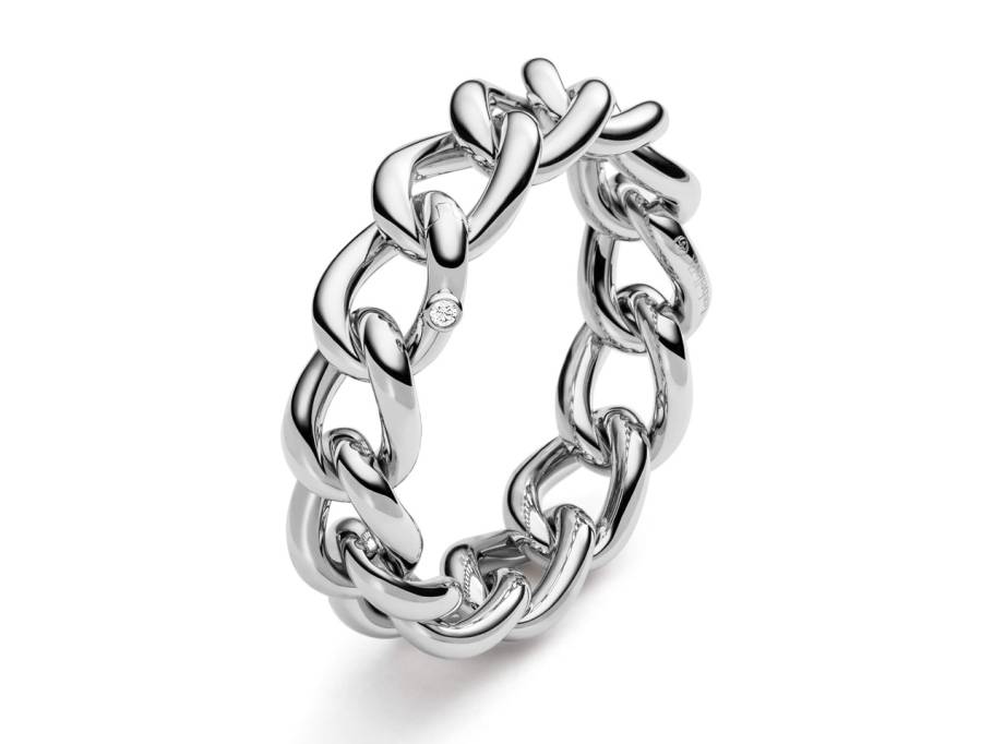 Grace Armband Weißgold 17mm