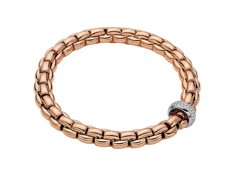  FlexIt Armband breit Pave Roségold