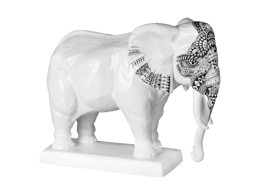 Figur Elefant Afrika schwarz 