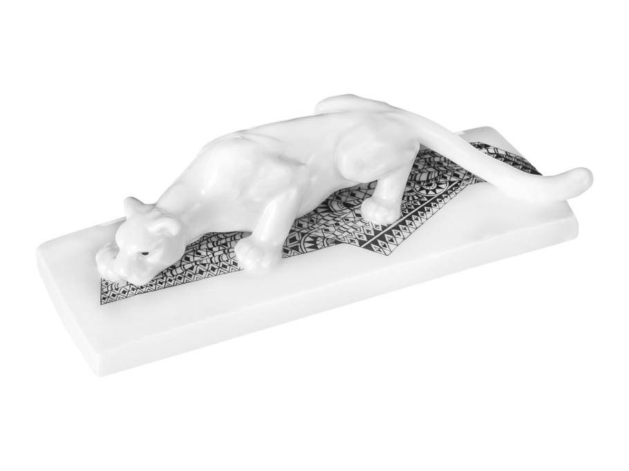Figur Leopard Afrika schwarz