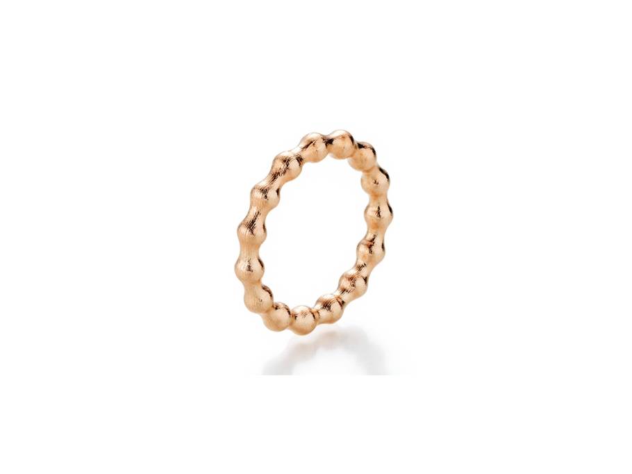 Flooow Ring Rotgold mattiert