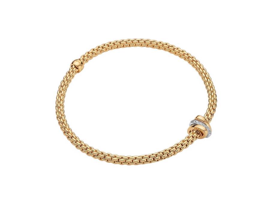 Prima  Armband mit Brillanten Gelbgold