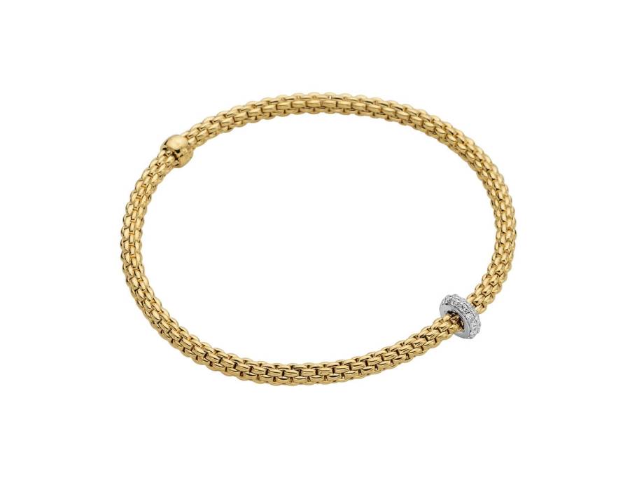 Prima Armband mit Brillanten Gelbgold