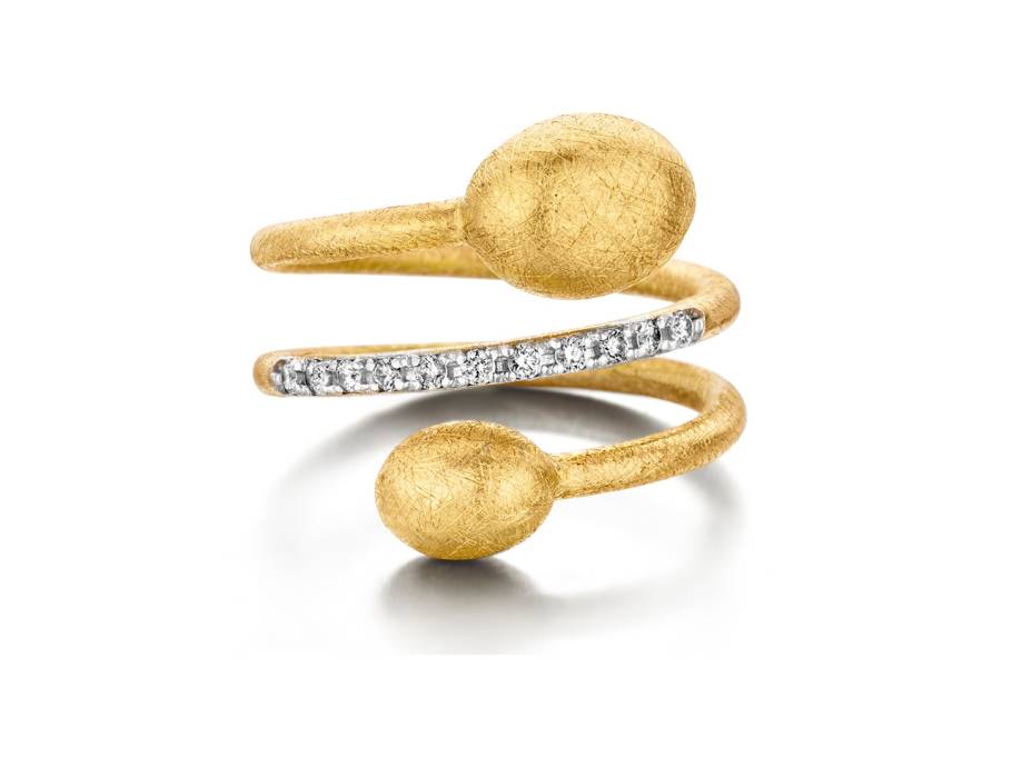 Dancing in the Rain Elite Ring Gelbgold 0,15 ct