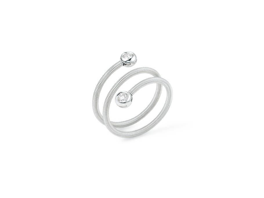 Ivy Ring mit Brillanten in Weißgold