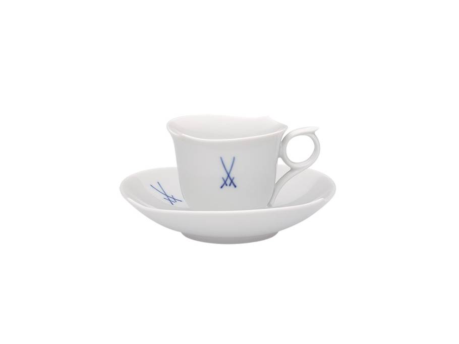 Espressotasse Wellenspiel Pur weiß