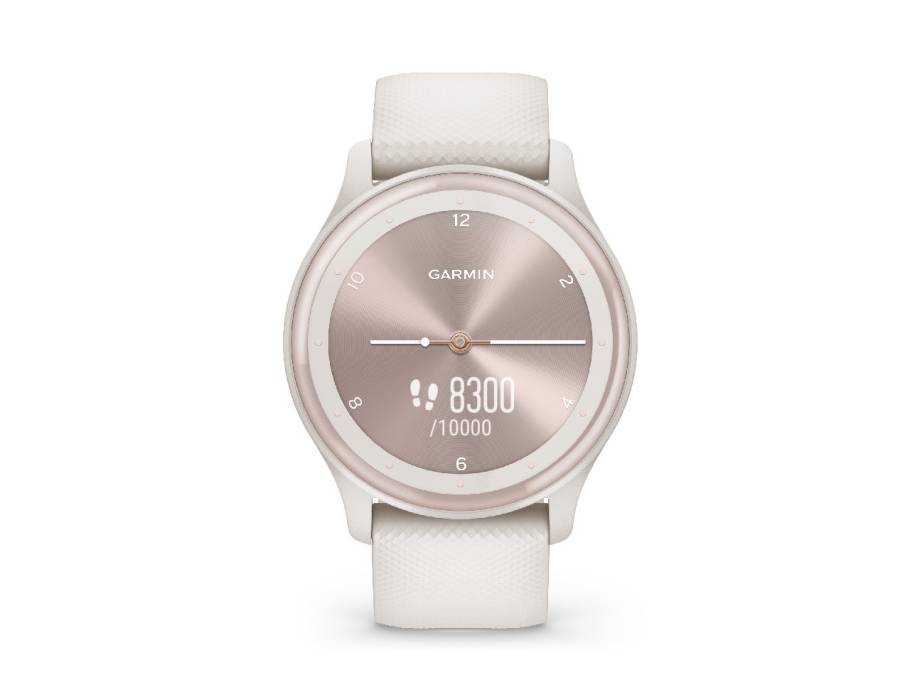 vívomove sport Elfenbein/Perlgold mit Schnellwechsel Silikonarmband